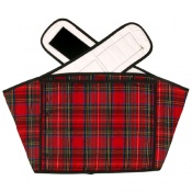 Hotties Red Tartan Back Wrap